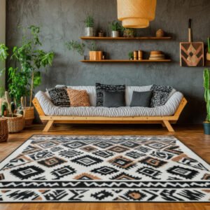 Perfect Handwoven Jute-Blend Rug 4